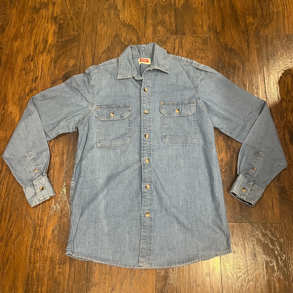Wrangler Light Blue Denim Shirt